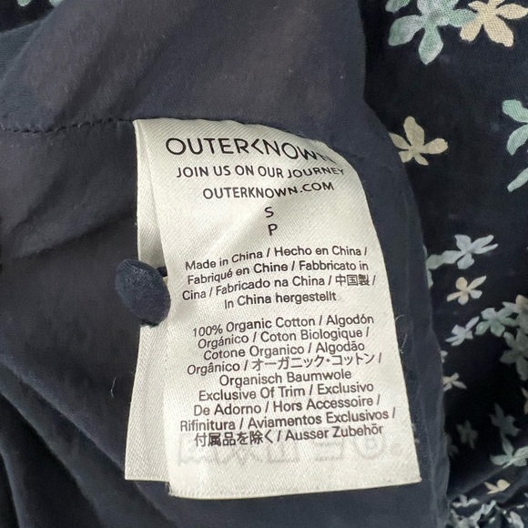 OuterKnown Canyon blue floral clip dot midi dress - Picture 9 of 12